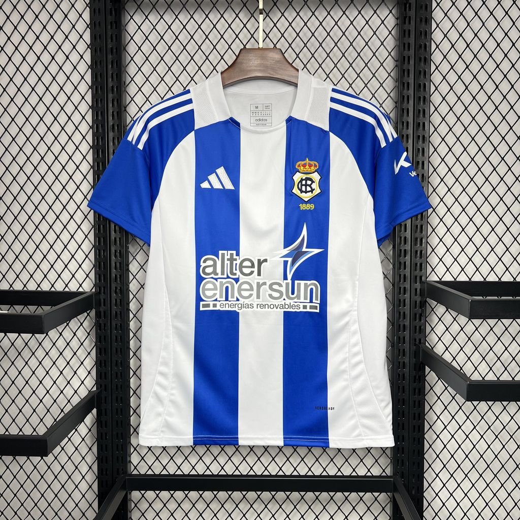CAMISETA PRIMERA EQUIPACIÓN RECREATIVO DE HUELVA 24/25 VERSIÓN FAN