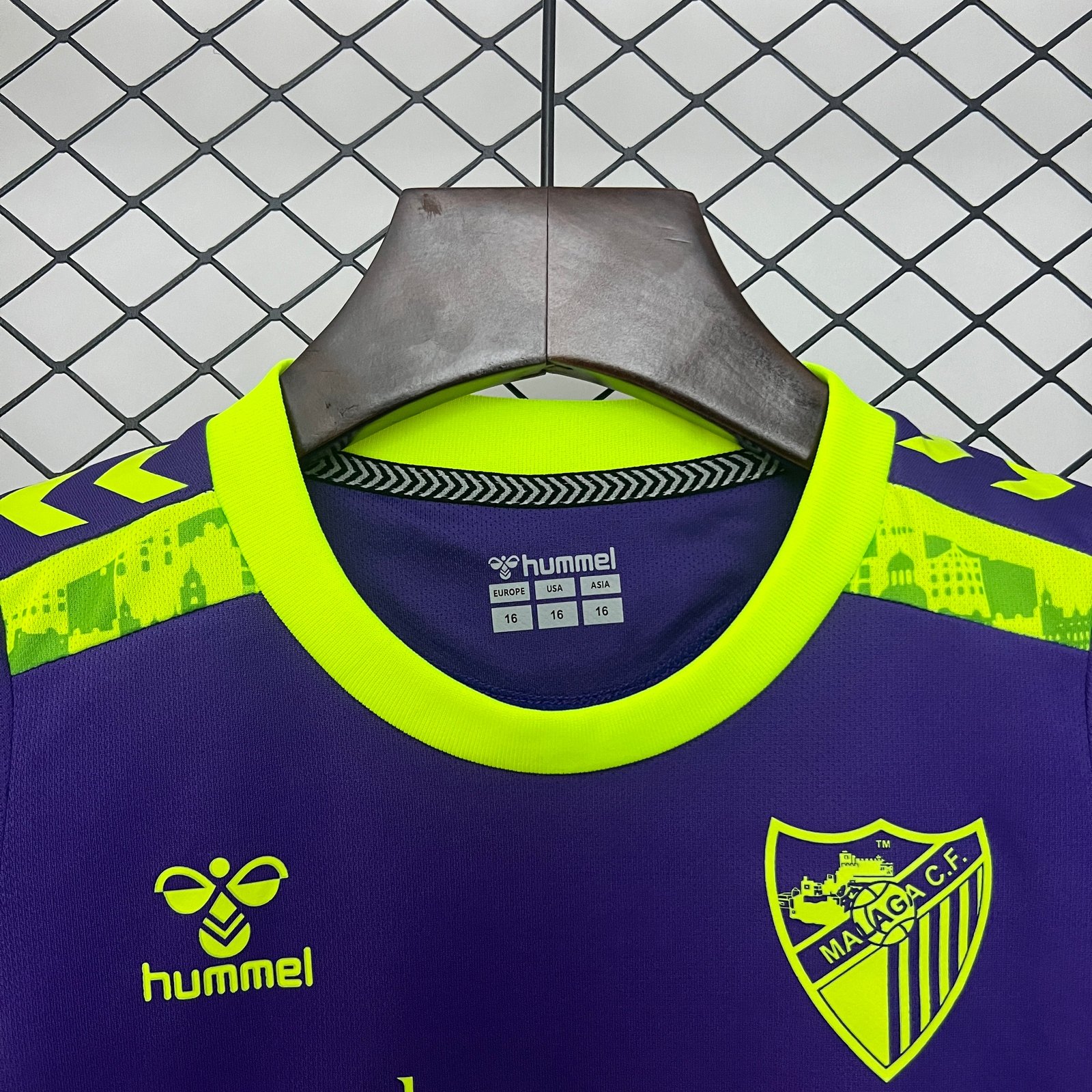 CAMISETA SEGUNDA EQUIPACIÓN MÁLAGA 24/25 VERSIÓN INFANTIL - Imagen 2
