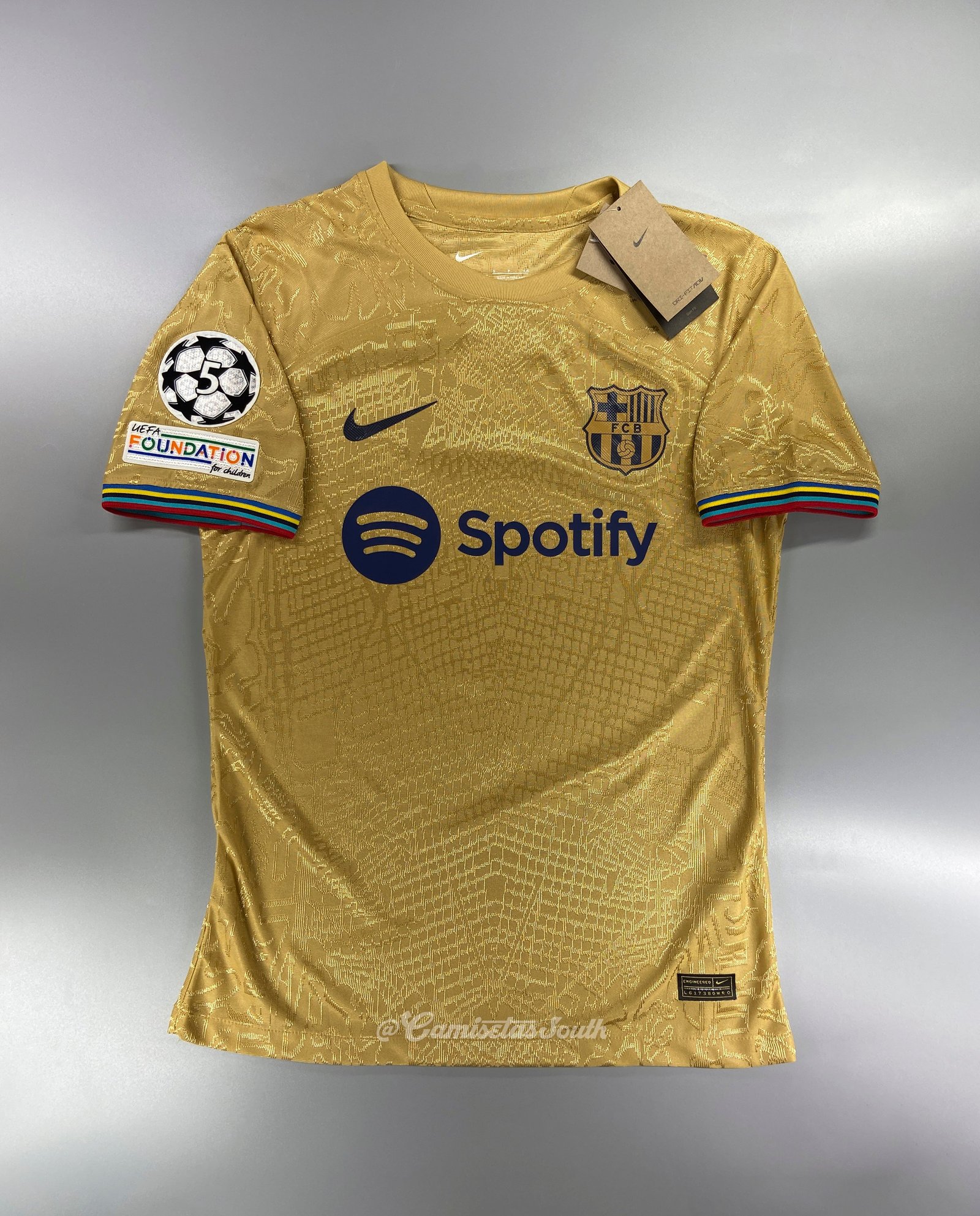 CAMISETA SEGUNDA EQUIPACIÓN BARCELONA 22/23 VERSIÓN JUGADOR - Imagen 2