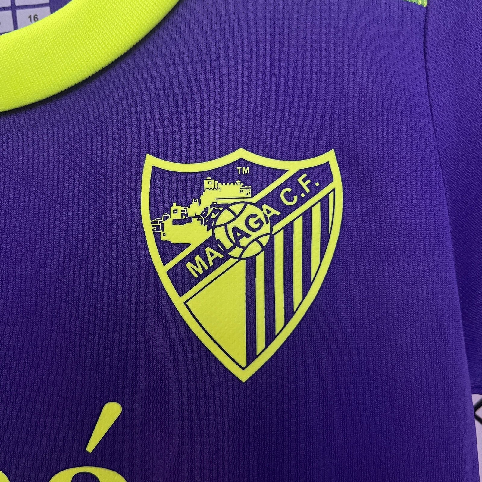 CAMISETA SEGUNDA EQUIPACIÓN MÁLAGA 24/25 VERSIÓN INFANTIL - Imagen 4