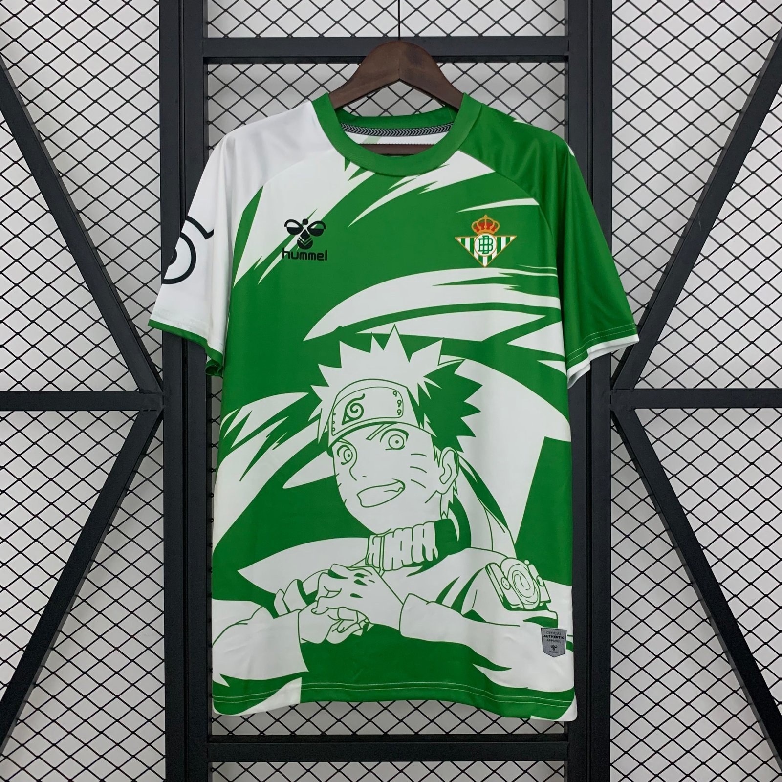 CAMISETA EDICIÓN ESPECIAL REAL BETIS x NARUTO 24/25 VERSIÓN FAN