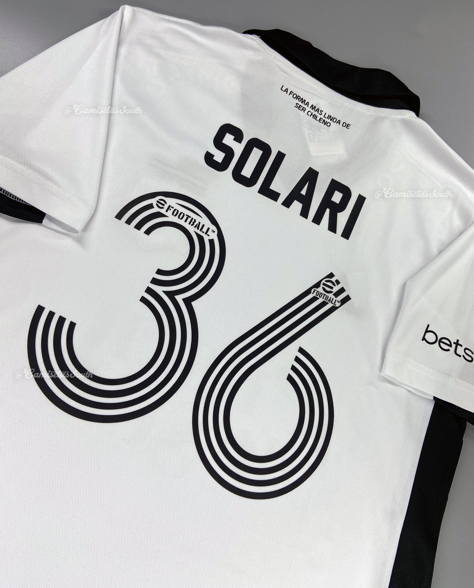 CAMISETA PRIMERA EQUIPACIÓN COLO COLO 2022 VERSIÓN FAN - Imagen 8