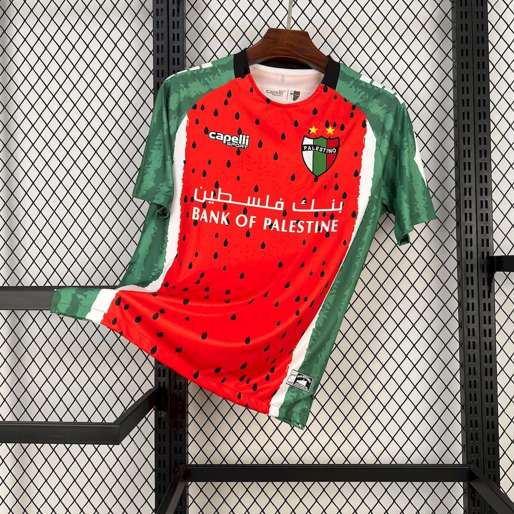 CAMISETA TERCERA EQUIPACIÓN PALESTINO 2025 VERSIÓN FAN