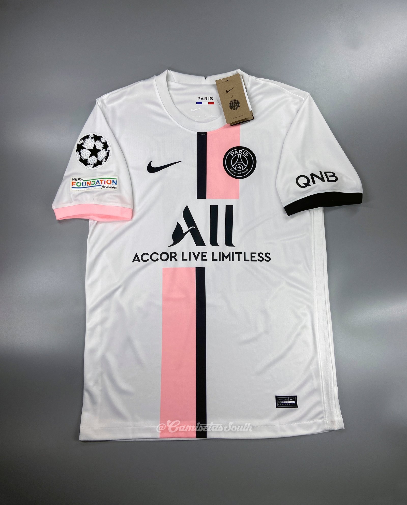 CAMISETA SEGUNDA EQUIPACIÓN PSG 21/22 VERSIÓN FAN - Imagen 2