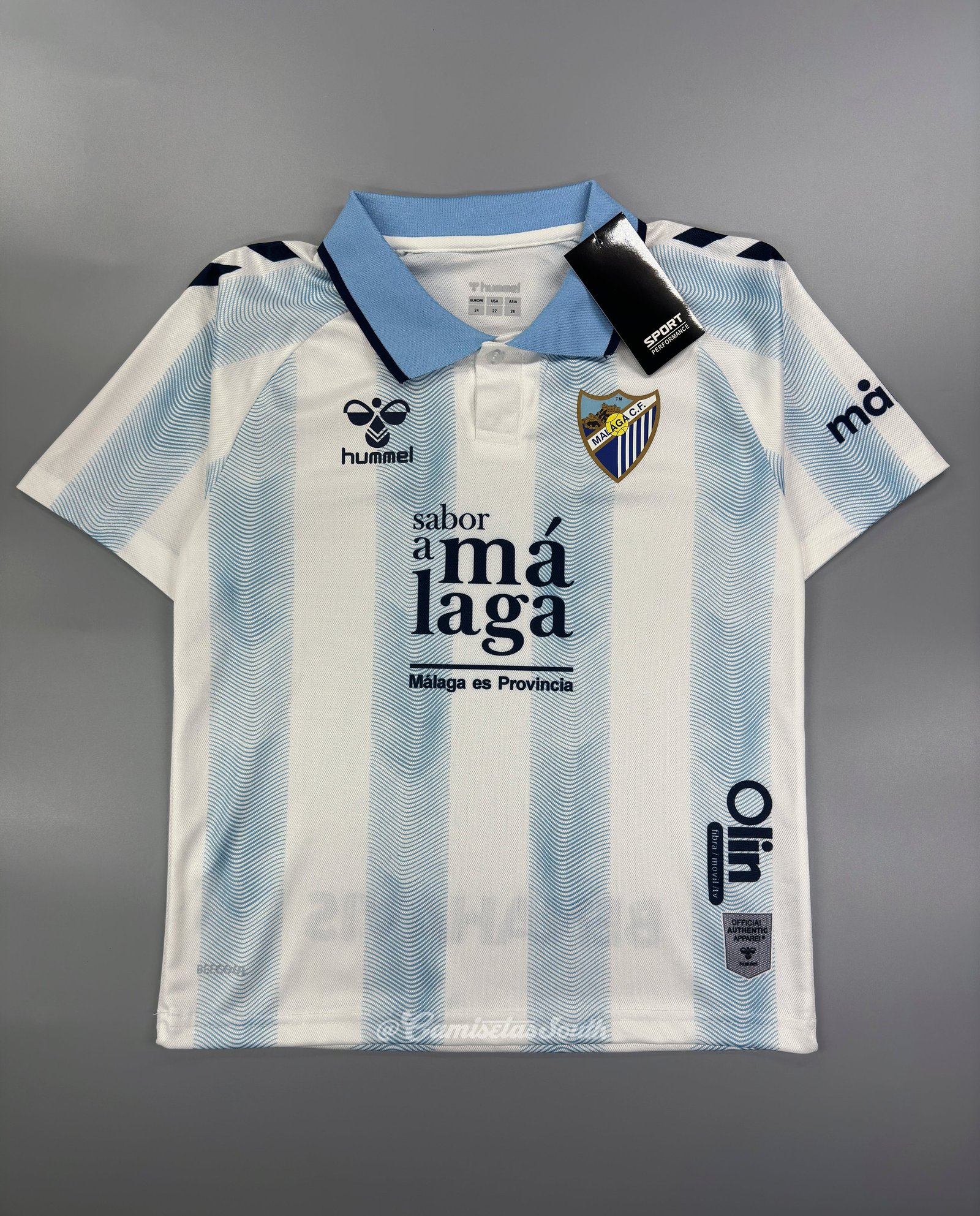 CAMISETA PRIMERA EQUIPACIÓN MÁLAGA 23/24 VERSIÓN INFANTIL - Imagen 2