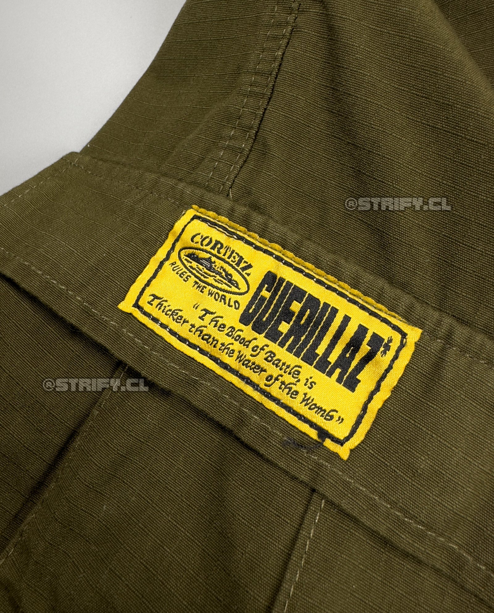 SHORTS CARGO ALCATRAZ KHAKI GREEN CORTEIZ - Imagen 6