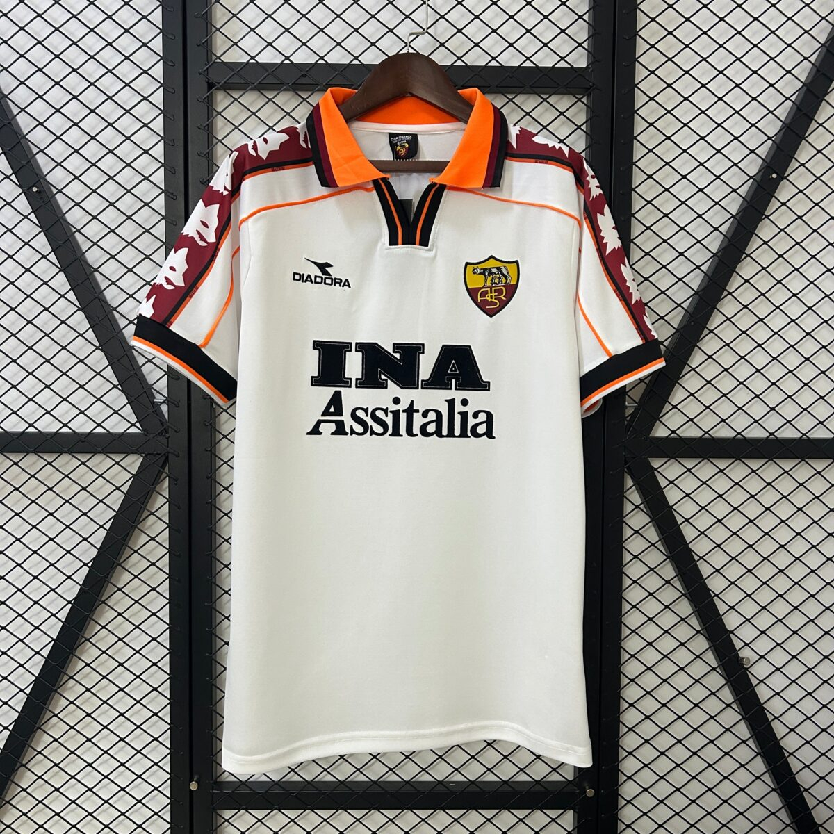 CAMISETA SEGUNDA EQUIPACIÓN AS ROMA 1998/99