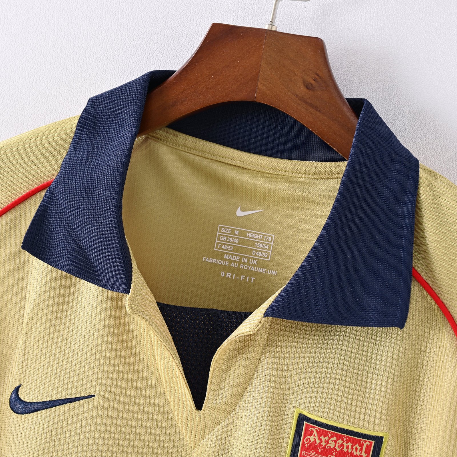 CAMISETA SEGUNDA EQUIPACIÓN ARSENAL 2001/02 - Imagen 2