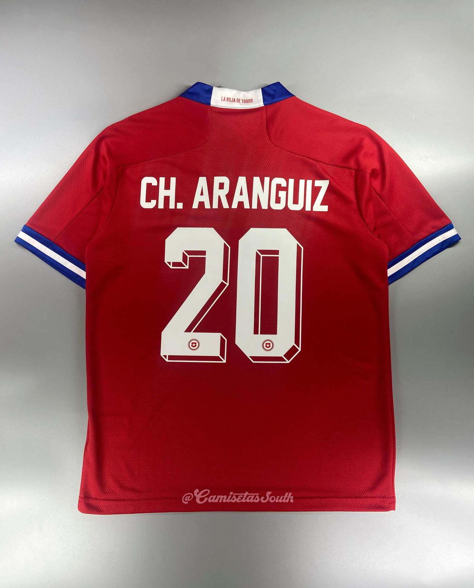 CAMISETA PRIMERA EQUIPACIÓN CHILE 2021 VERSIÓN FAN - Imagen 3