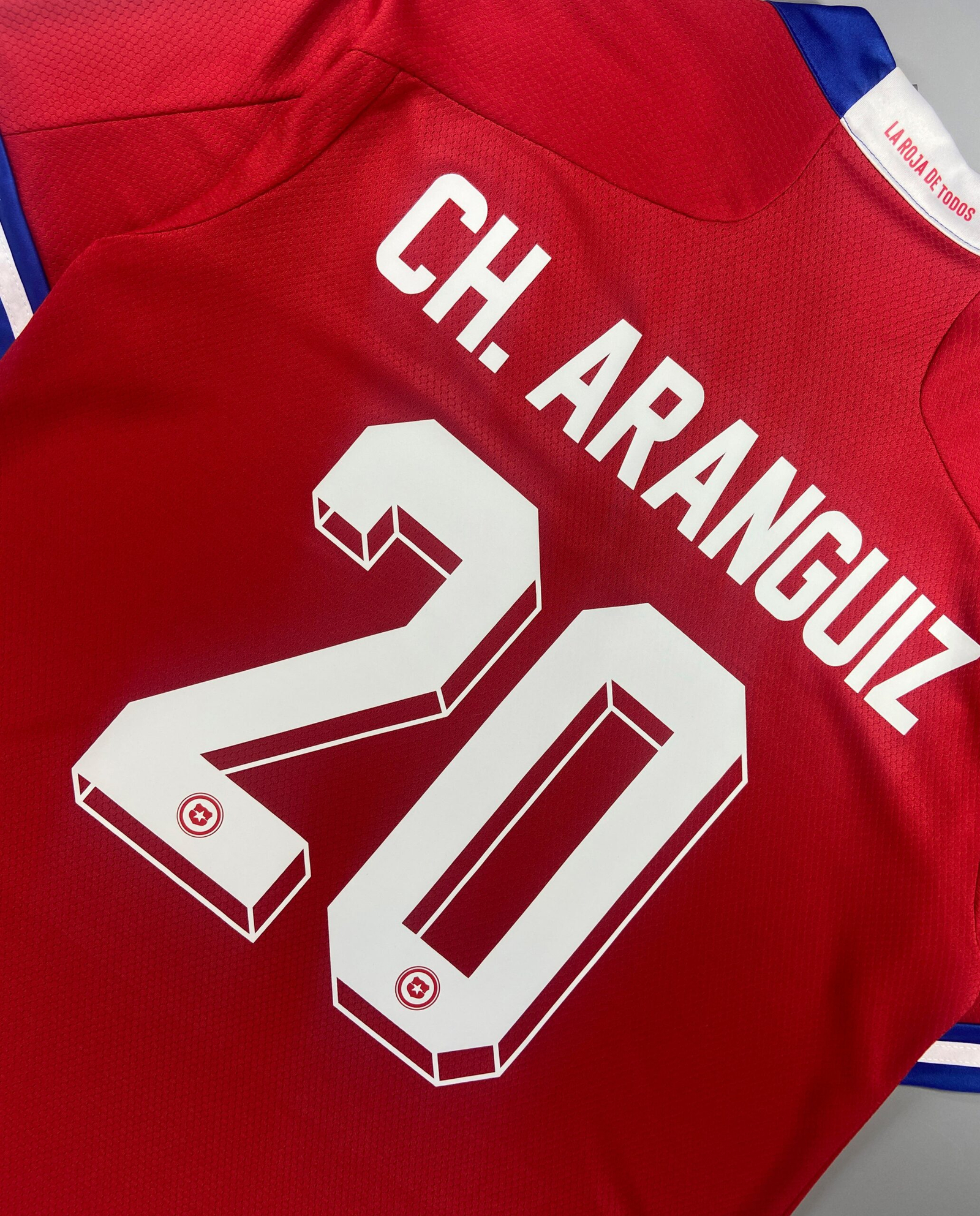 CAMISETA PRIMERA EQUIPACIÓN CHILE 2021 VERSIÓN FAN - Imagen 11