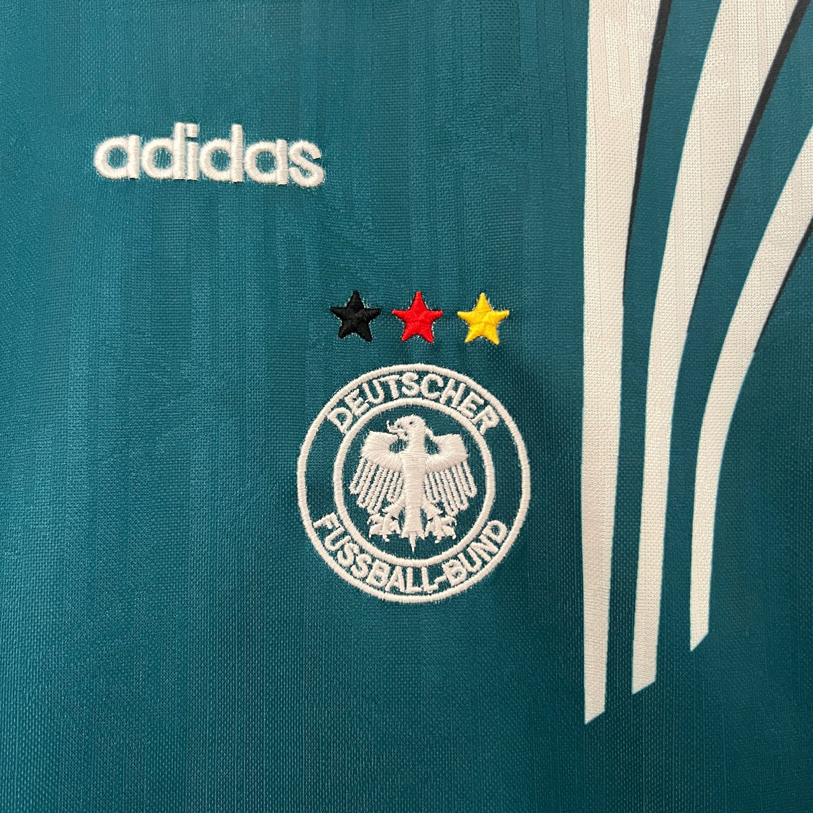 CAMISETA SEGUNDA EQUIPACIÓN ALEMANIA 1996 INFANTIL - Imagen 3