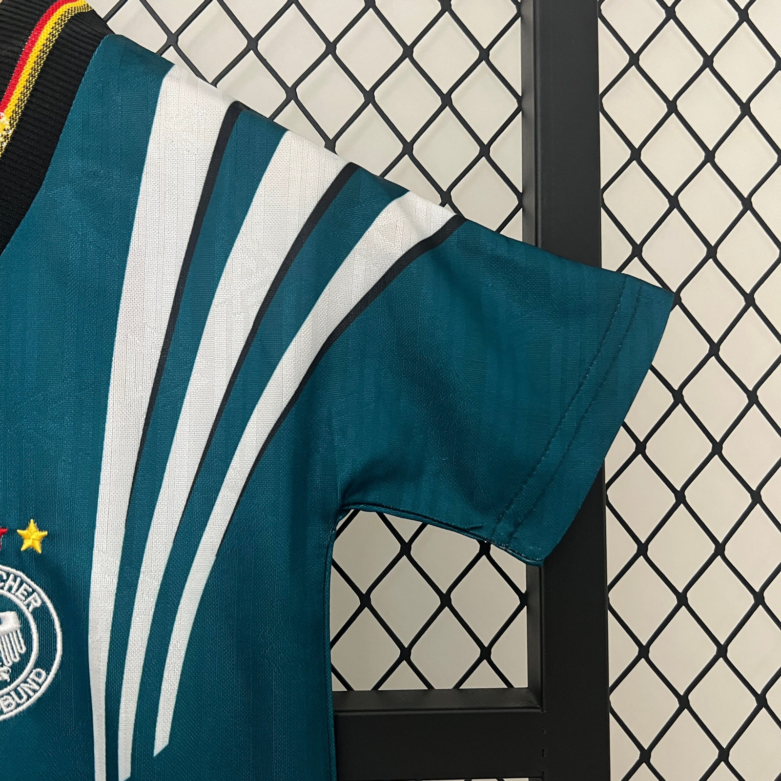 CAMISETA SEGUNDA EQUIPACIÓN ALEMANIA 1996 INFANTIL - Imagen 4
