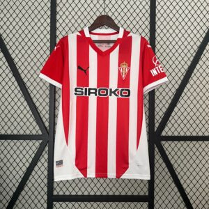 CAMISETA PRIMERA EQUIPACIÓN SPORTING DE GIJÓN 24/25 VERSIÓN FAN