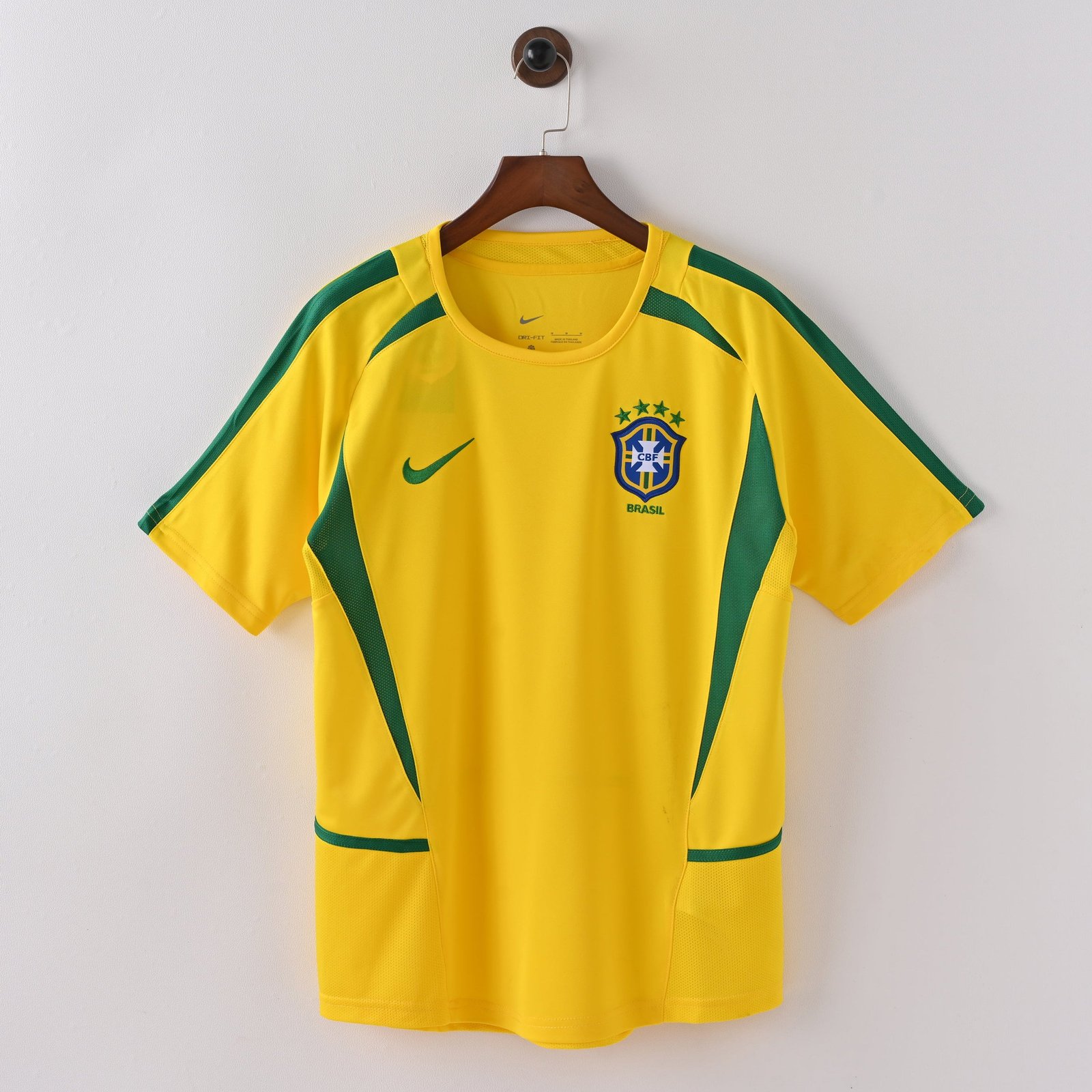 CAMISETA PRIMERA EQUIPACIÓN BRASIL 2002