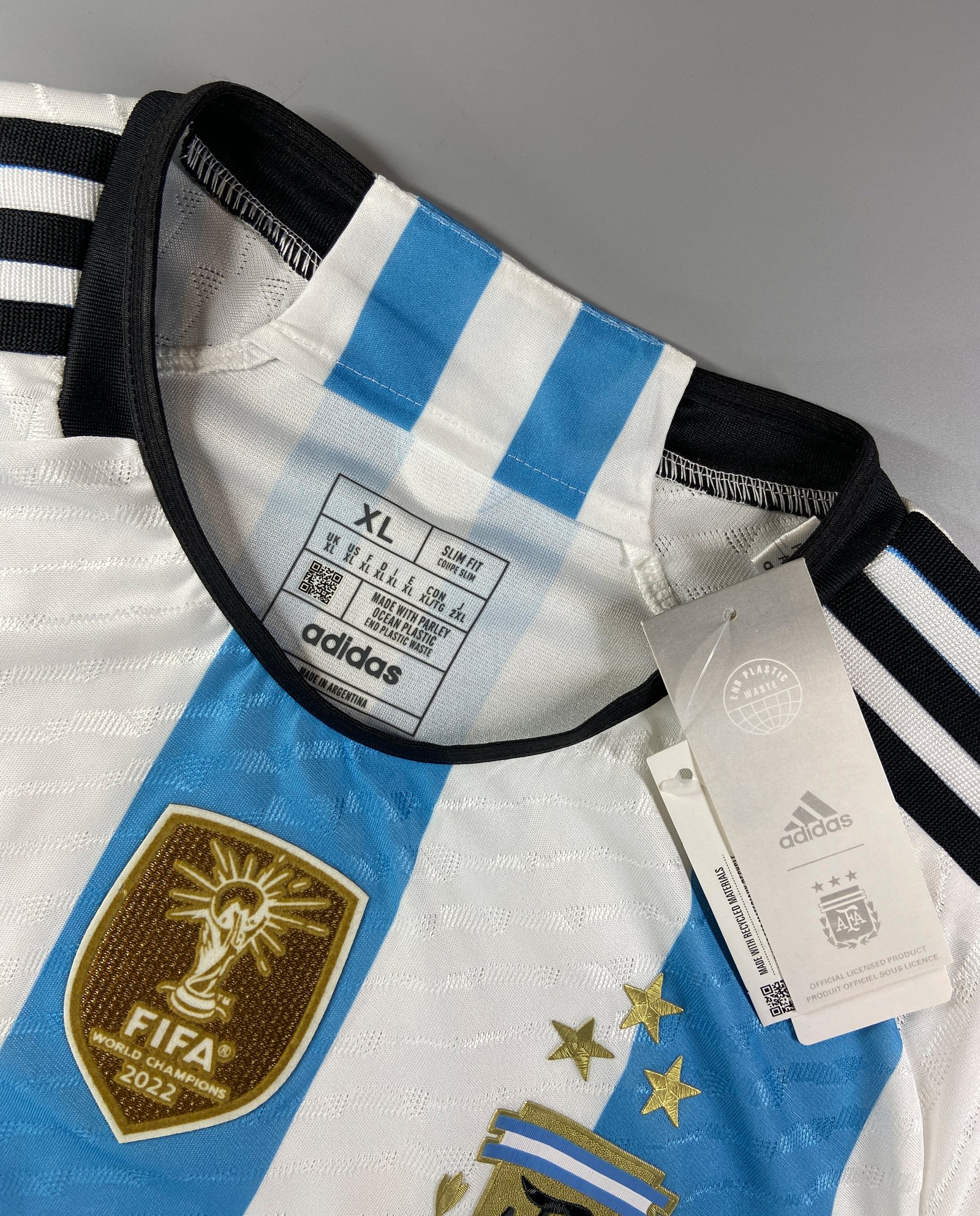 CAMISETA PRIMERA EQUIPACIÓN ARGENTINA 2022 VERSIÓN JUGADOR - Imagen 6