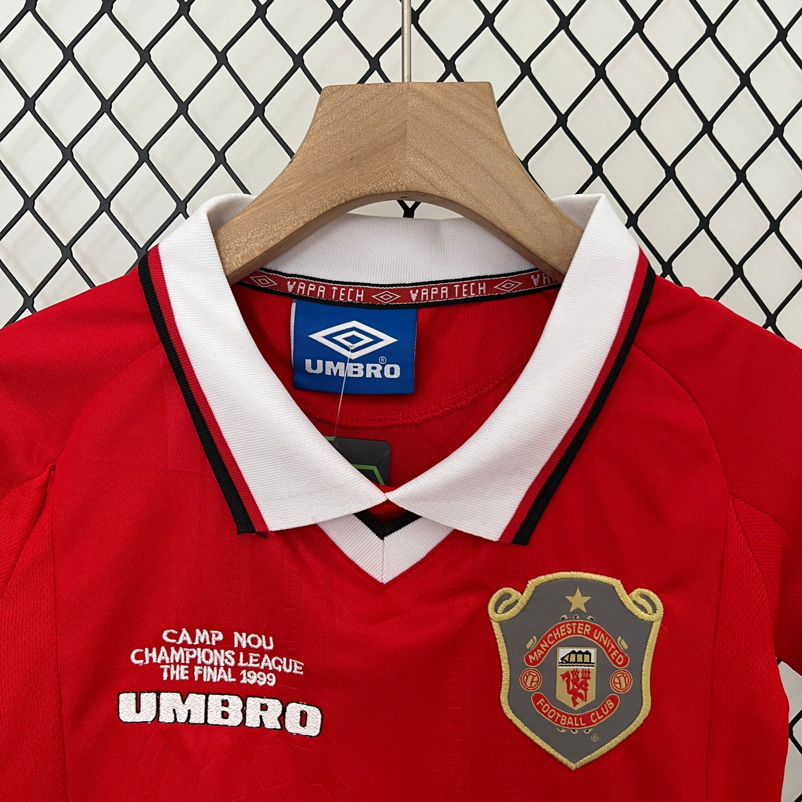 CAMISETA PRIMERA EQUIPACIÓN COPA MANCHESTER UNITED 1998/99 INFANTIL - Imagen 2