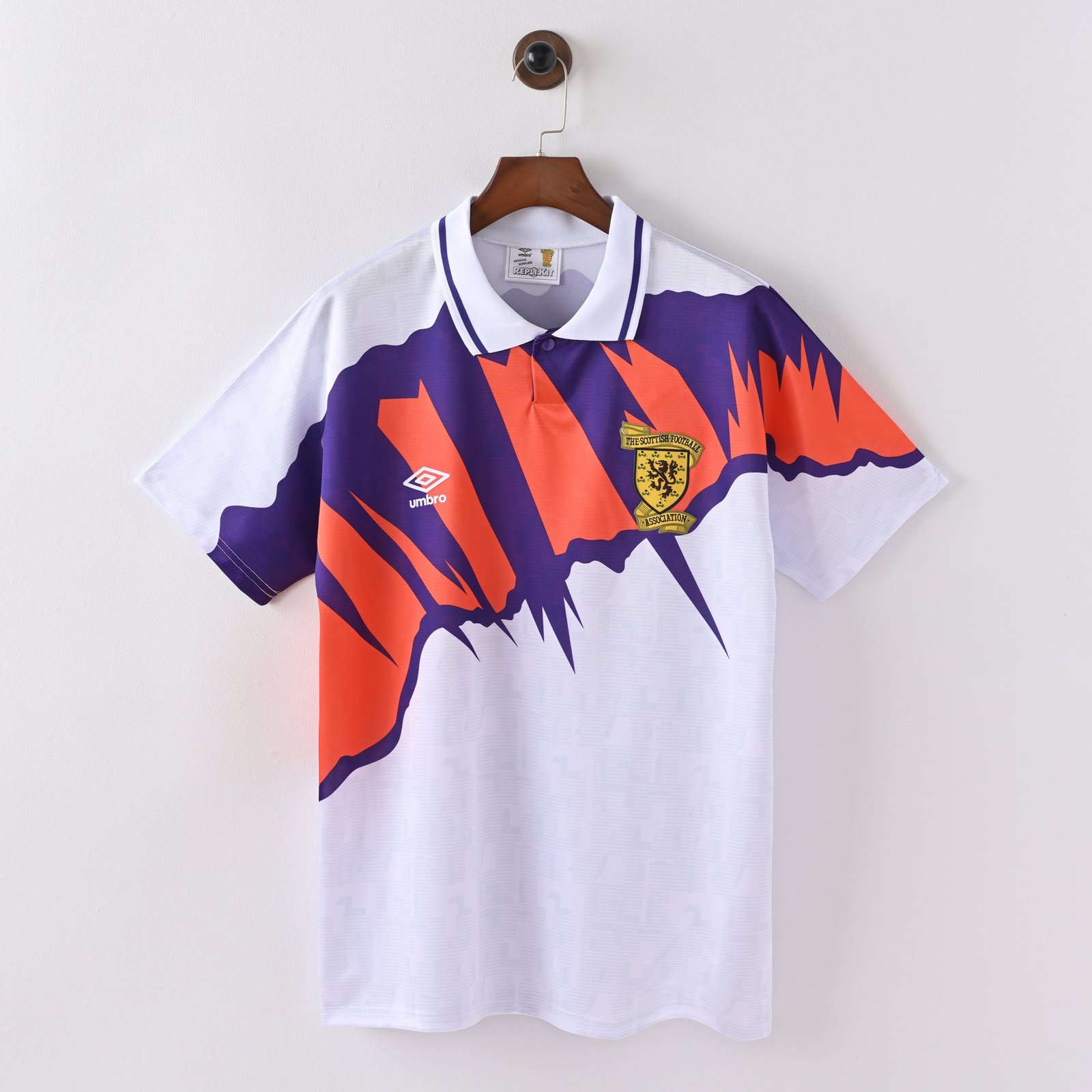 CAMISETA SEGUNDA EQUIPACIÓN ESCOCIA 1992