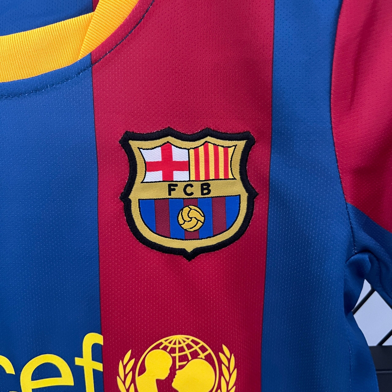 CAMISETA PRIMERA EQUIPACIÓN BARCELONA 2010/11 INFANTIL - Imagen 4