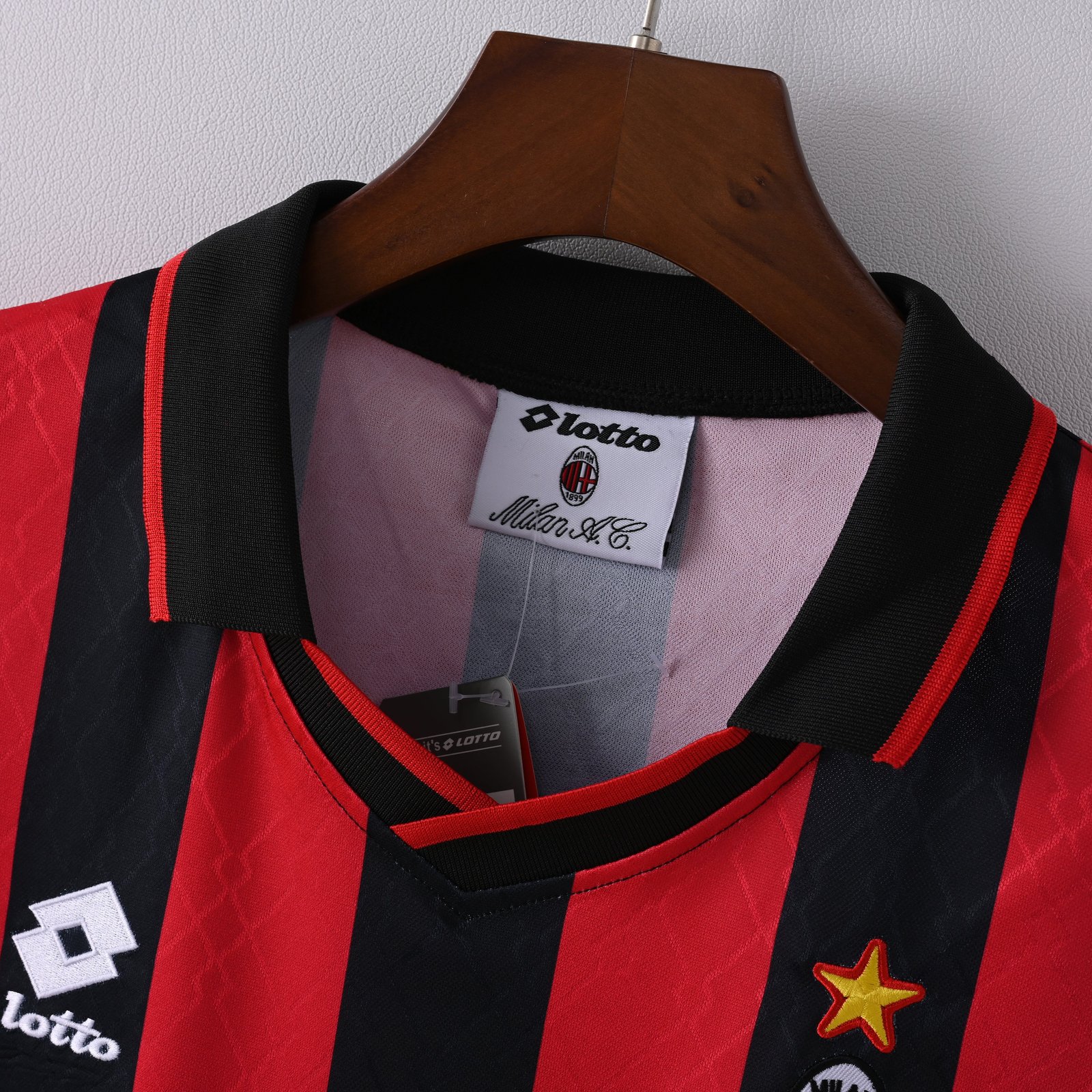 CAMISETA PRIMERA EQUIPACIÓN AC MILAN 1995/96 - Imagen 3