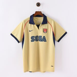 CAMISETA SEGUNDA EQUIPACIÓN ARSENAL 2001/02