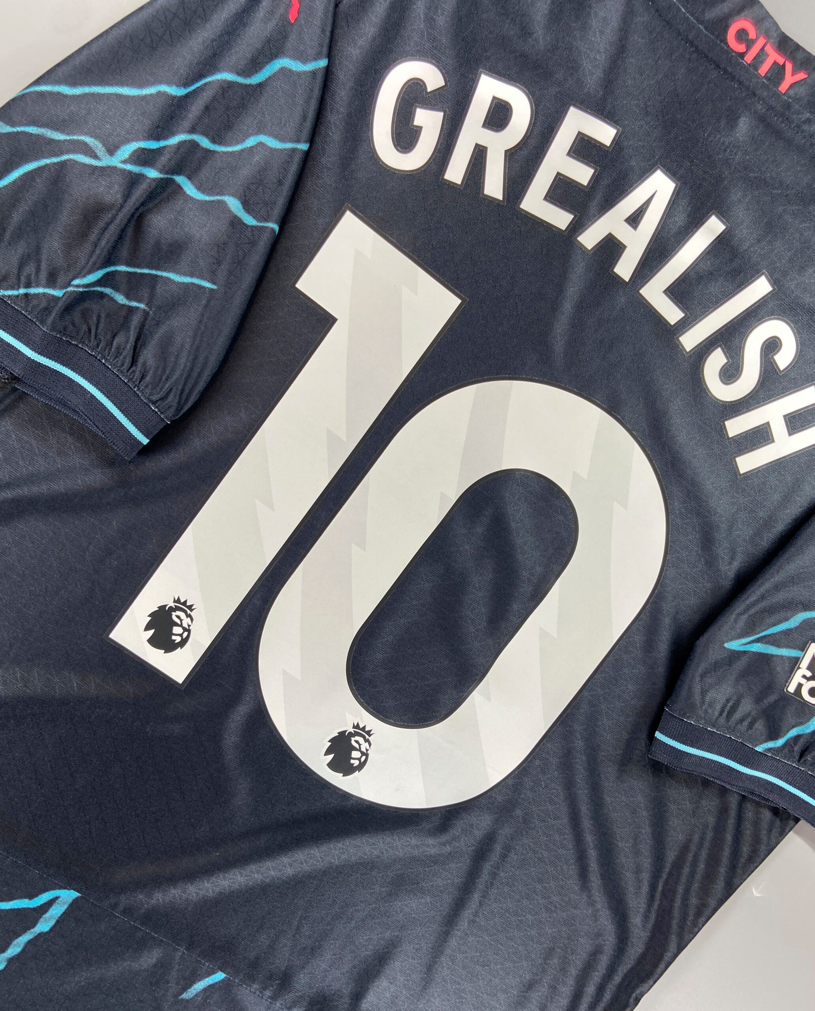 CAMISETA TERCERA EQUIPACIÓN MANCHESTER CITY 23/24 VERSIÓN JUGADOR - Imagen 9