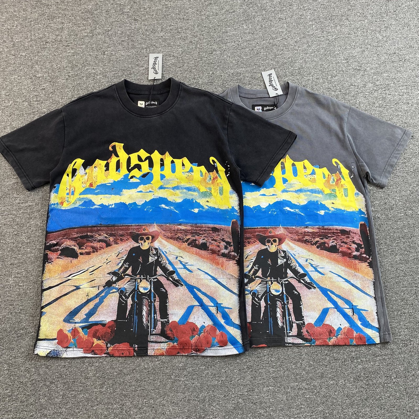 GODSPEED LONG LONELY ROAD T-SHIRT