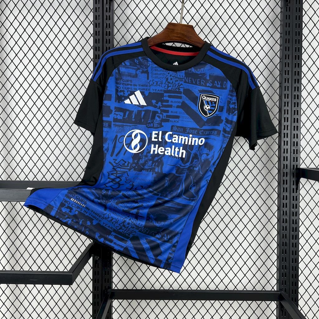 CAMISETA PRIMERA EQUIPACIÓN SAN JOSE EARTHQUAKES 2025 VERSIÓN FAN
