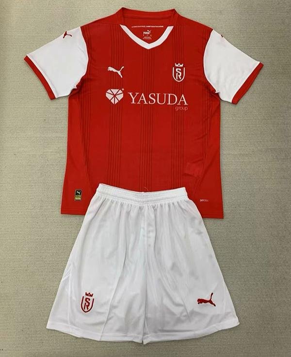 CAMISETA PRIMERA EQUIPACIÓN STADE REIMS 24/25 VERSIÓN INFANTIL