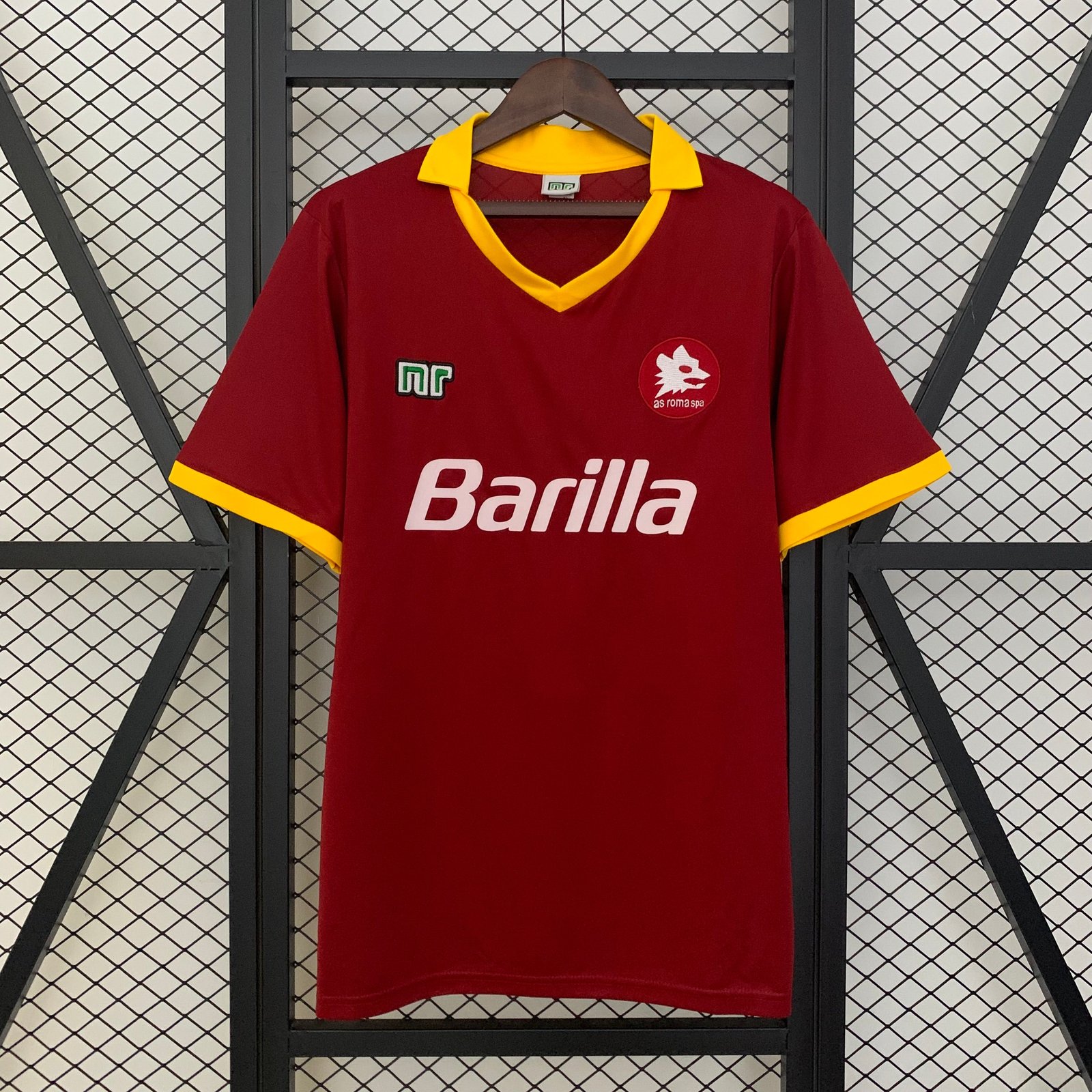 CAMISETA PRIMERA EQUIPACIÓN AS ROMA 1987/90