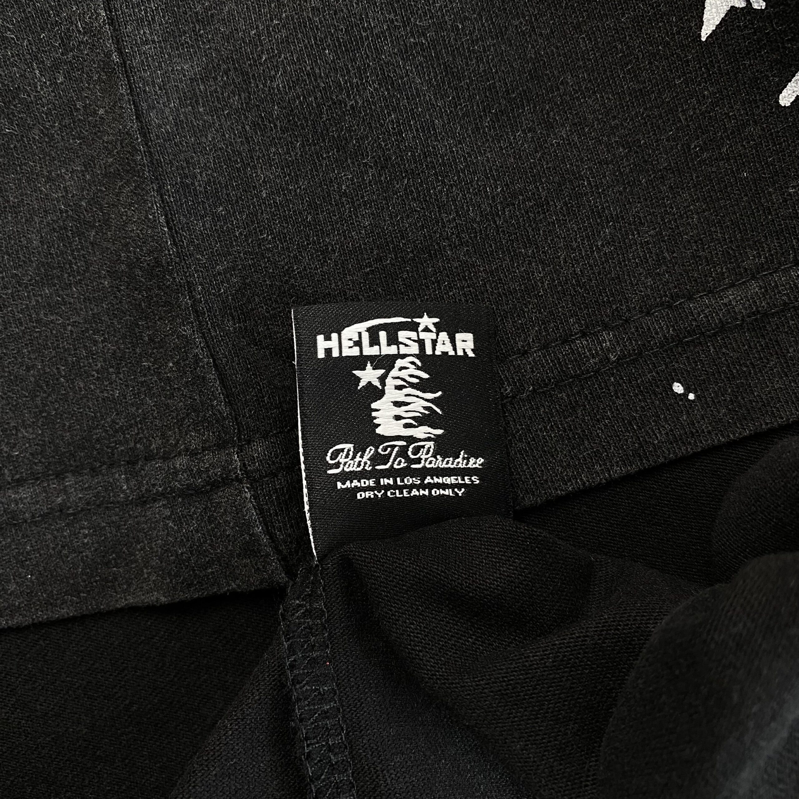 HELLSTAR BLOOD STAR BLACK T-SHIRT - Imagen 3