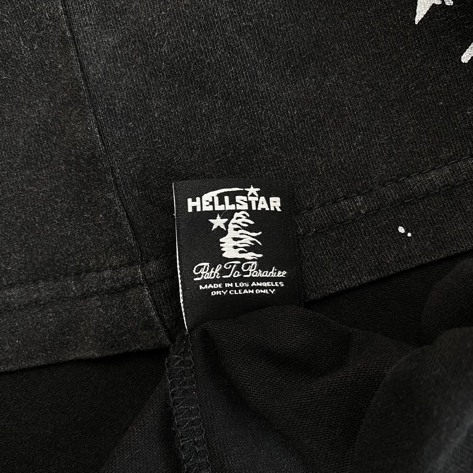 HELLSTAR BLOOD STAR BLACK T-SHIRT - Imagen 3