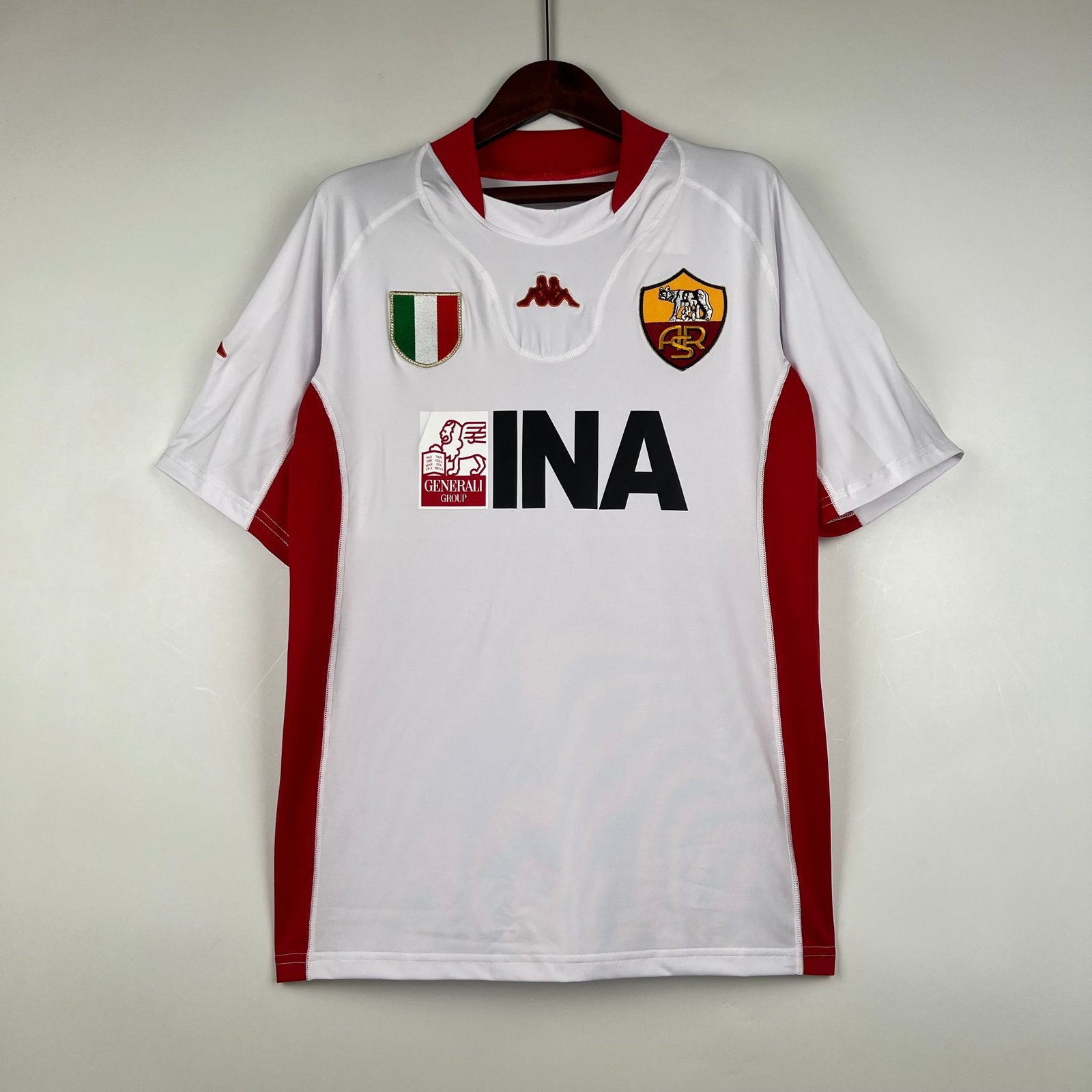 CAMISETA SEGUNDA EQUIPACIÓN AS ROMA 2001/02