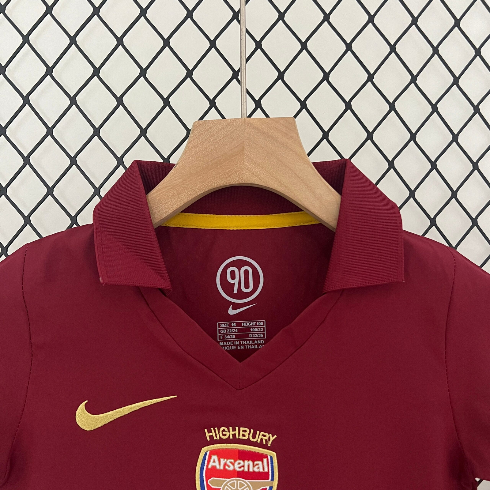 CAMISETA PRIMERA EQUIPACIÓN ARSENAL 2005/06 INFANTIL - Imagen 3