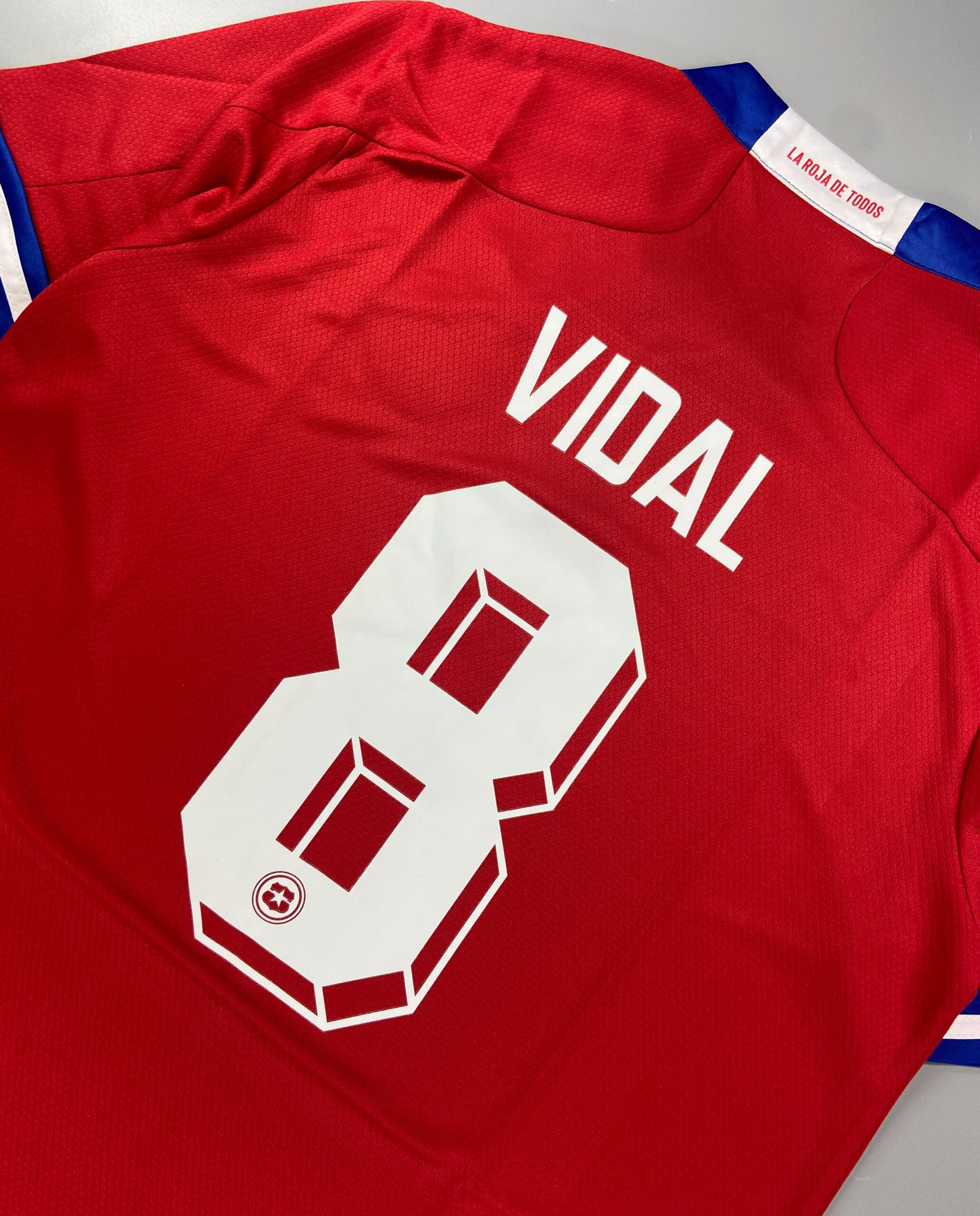 CAMISETA PRIMERA EQUIPACIÓN CHILE 2021 VERSIÓN FAN - Imagen 9