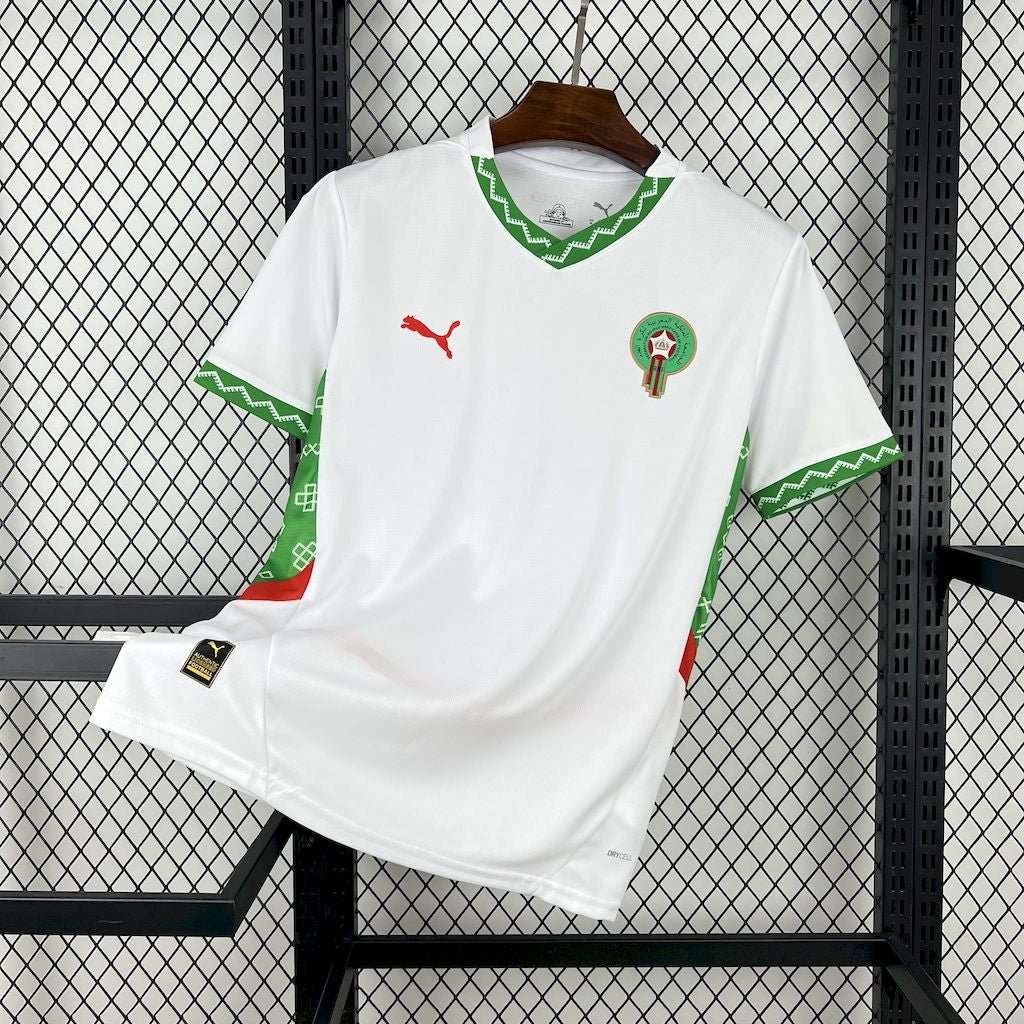 CAMISETA SEGUNDA EQUIPACIÓN MARRUECOS 2024 VERSIÓN FAN