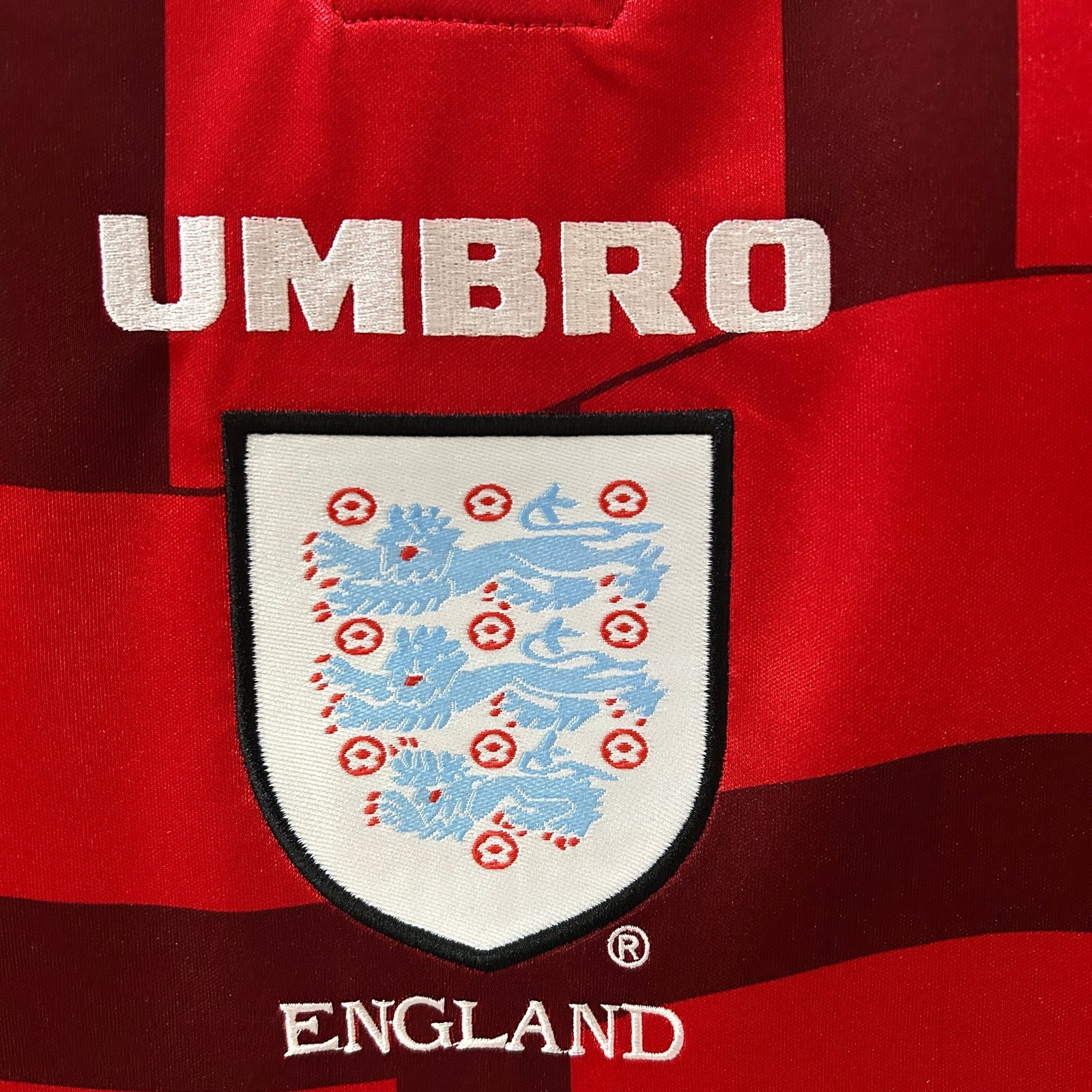 CAMISETA SEGUNDA EQUIPACIÓN INGLATERRA 1998 - Imagen 3
