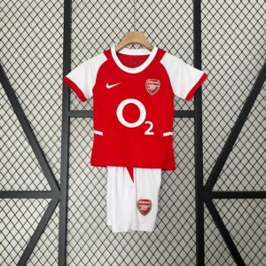 CAMISETA PRIMERA EQUIPACIÓN ARSENAL 2002/04 INFANTIL
