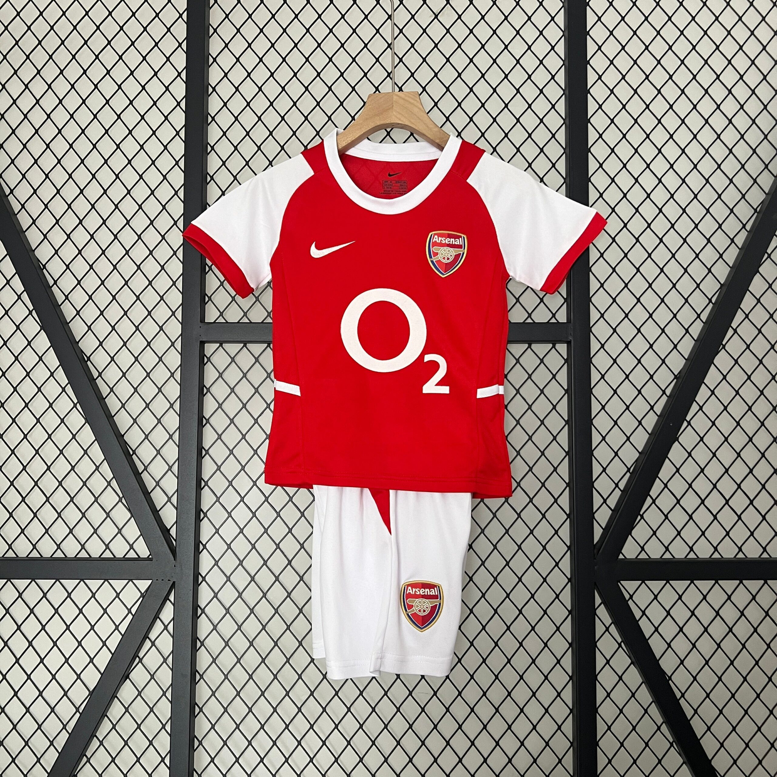 CAMISETA PRIMERA EQUIPACIÓN ARSENAL 2002/04 INFANTIL