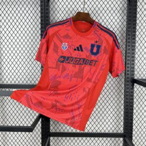 CAMISETA SEGUNDA EQUIPACIÓN U. DE CHILE 2025 VERSIÓN FAN