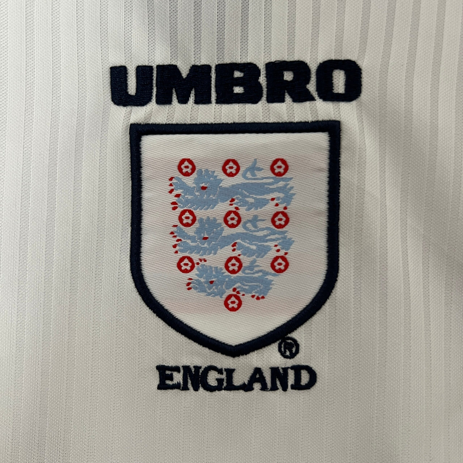 CAMISETA PRIMERA EQUIPACIÓN INGLATERRA 1998 INFANTIL - Imagen 3