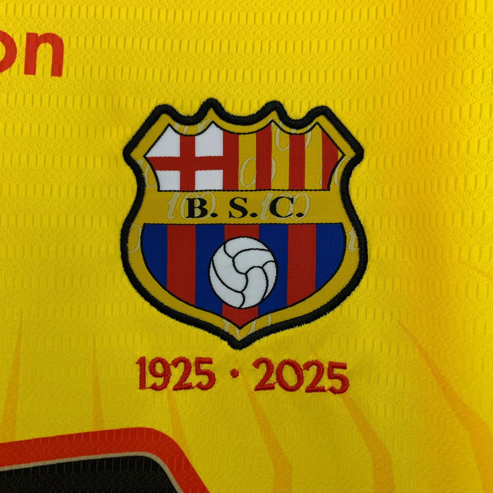 CAMISETA PRIMERA EQUIPACIÓN BARCELONA SC 2025 VERSIÓN FAN - Imagen 4