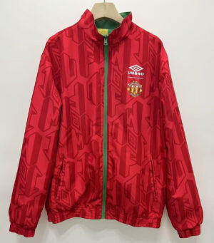 CORTAVIENTOS RETRO MANCHESTER UNITED REVERSIBLE