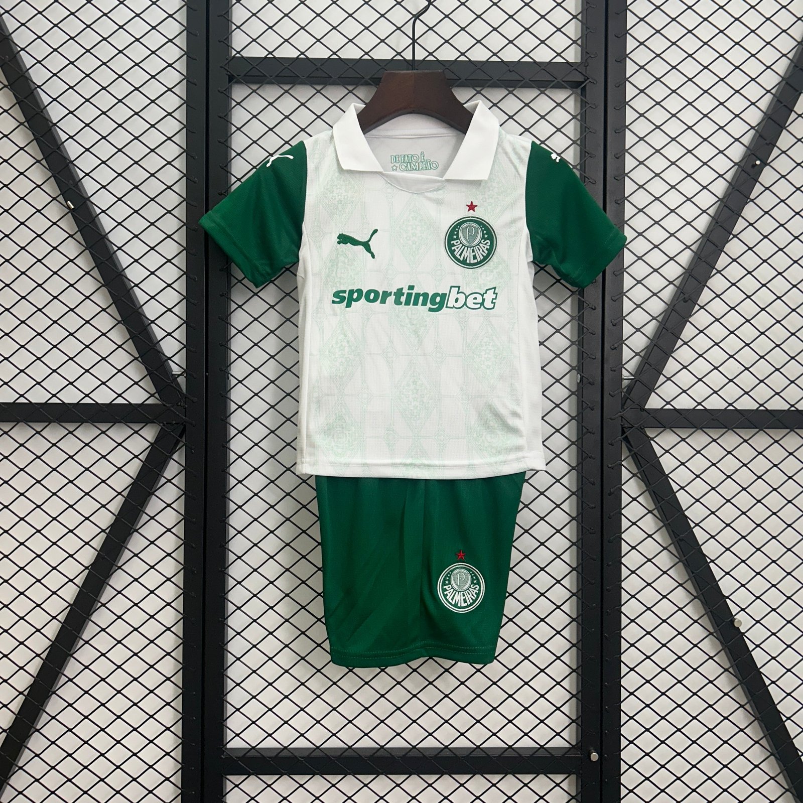 CAMISETA SEGUNDA EQUIPACIÓN PALMEIRAS 2025 VERSIÓN INFANTIL