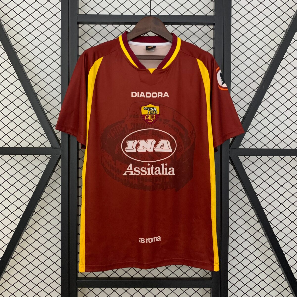 CAMISETA PRIMERA EQUIPACIÓN AS ROMA 1997/98