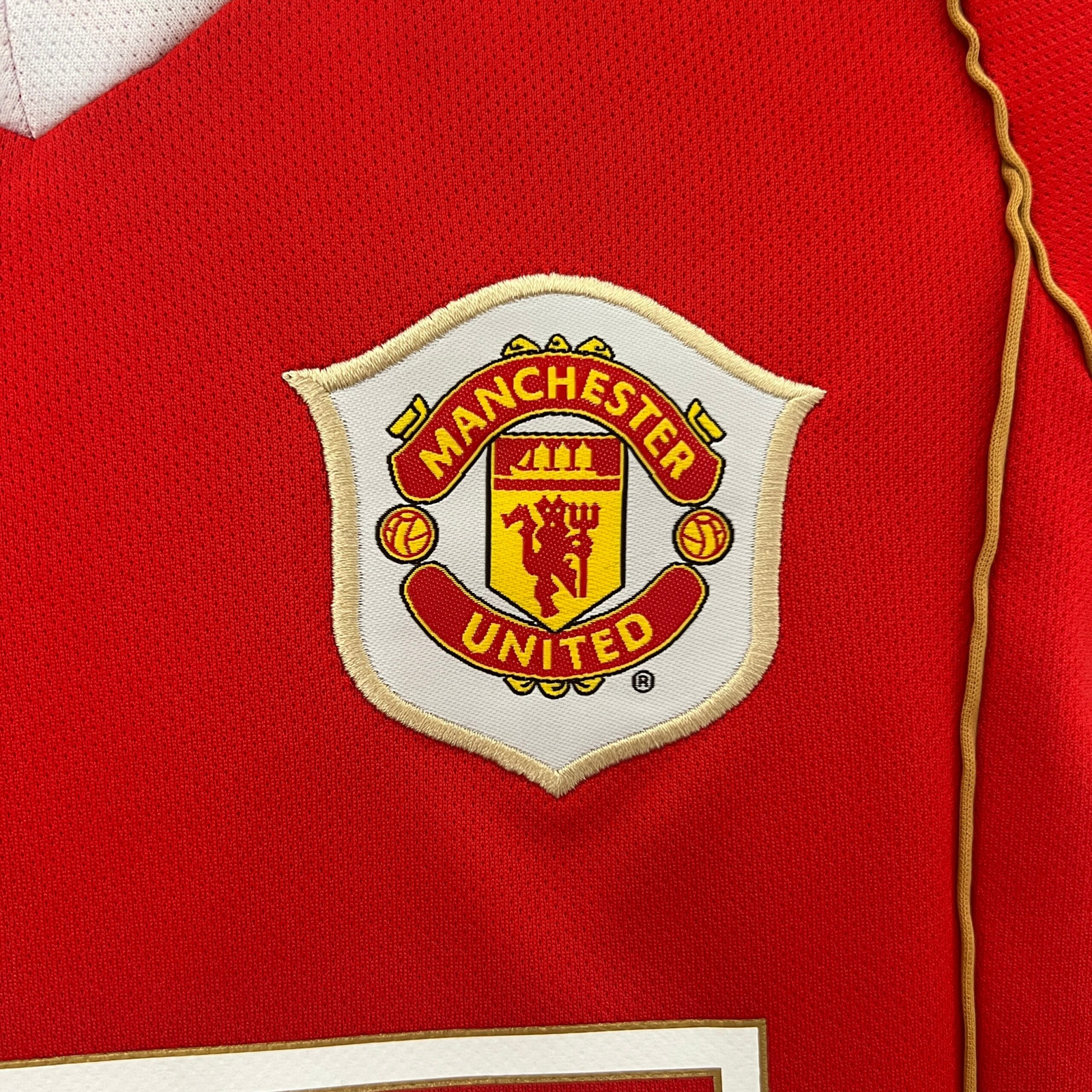 CAMISETA PRIMERA EQUIPACIÓN MANCHESTER UNITED 2006/07 INFANTIL - Imagen 4