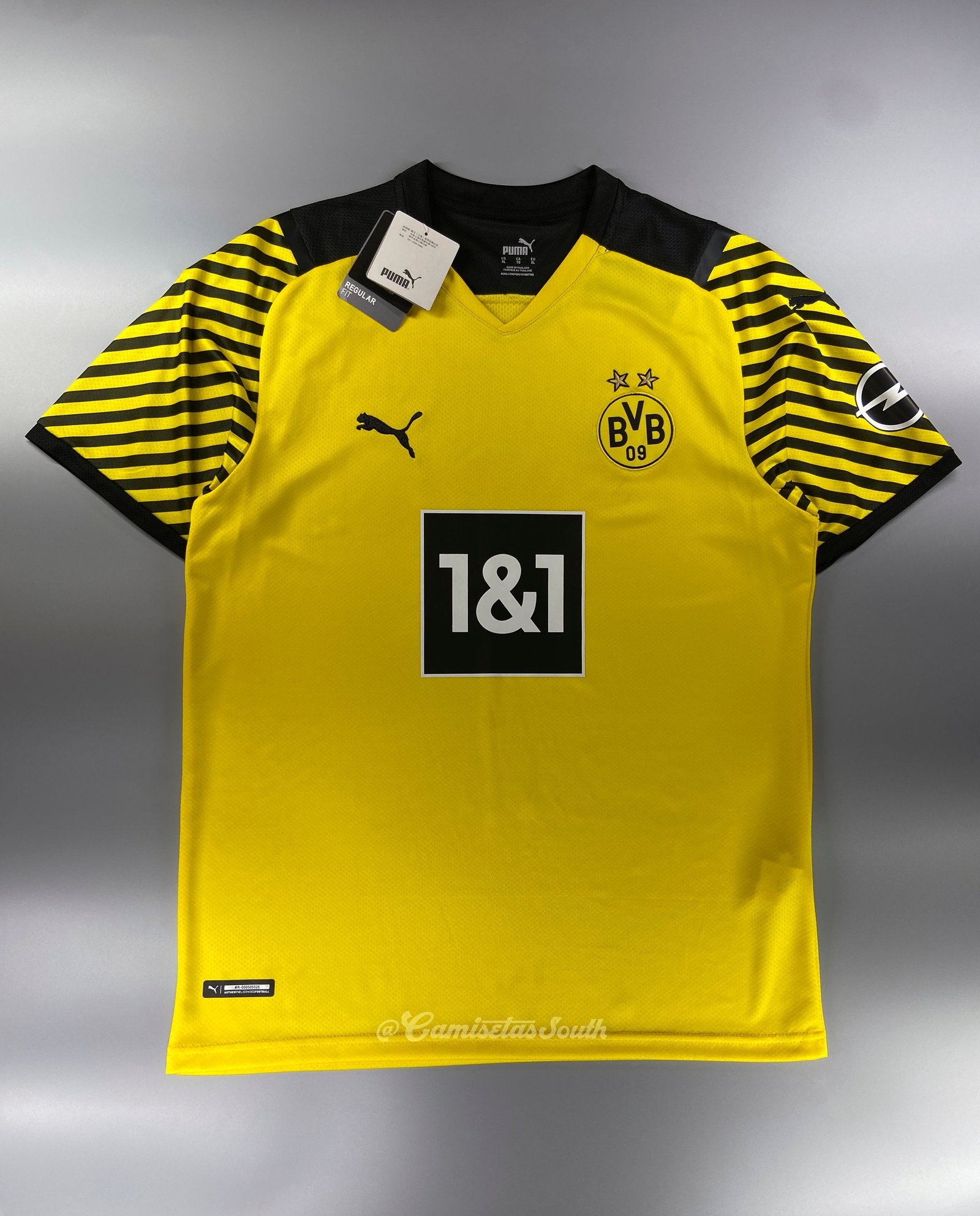 CAMISETA PRIMERA EQUIPACIÓN BORUSSIA DORTMUND 21/22 VERSIÓN FAN - Imagen 2