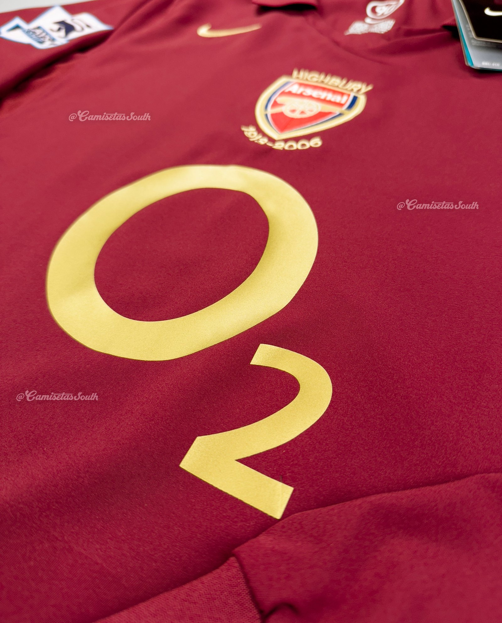 CAMISETA PRIMERA EQUIPACIÓN ARSENAL 2005/06 MANGA LARGA - Imagen 7