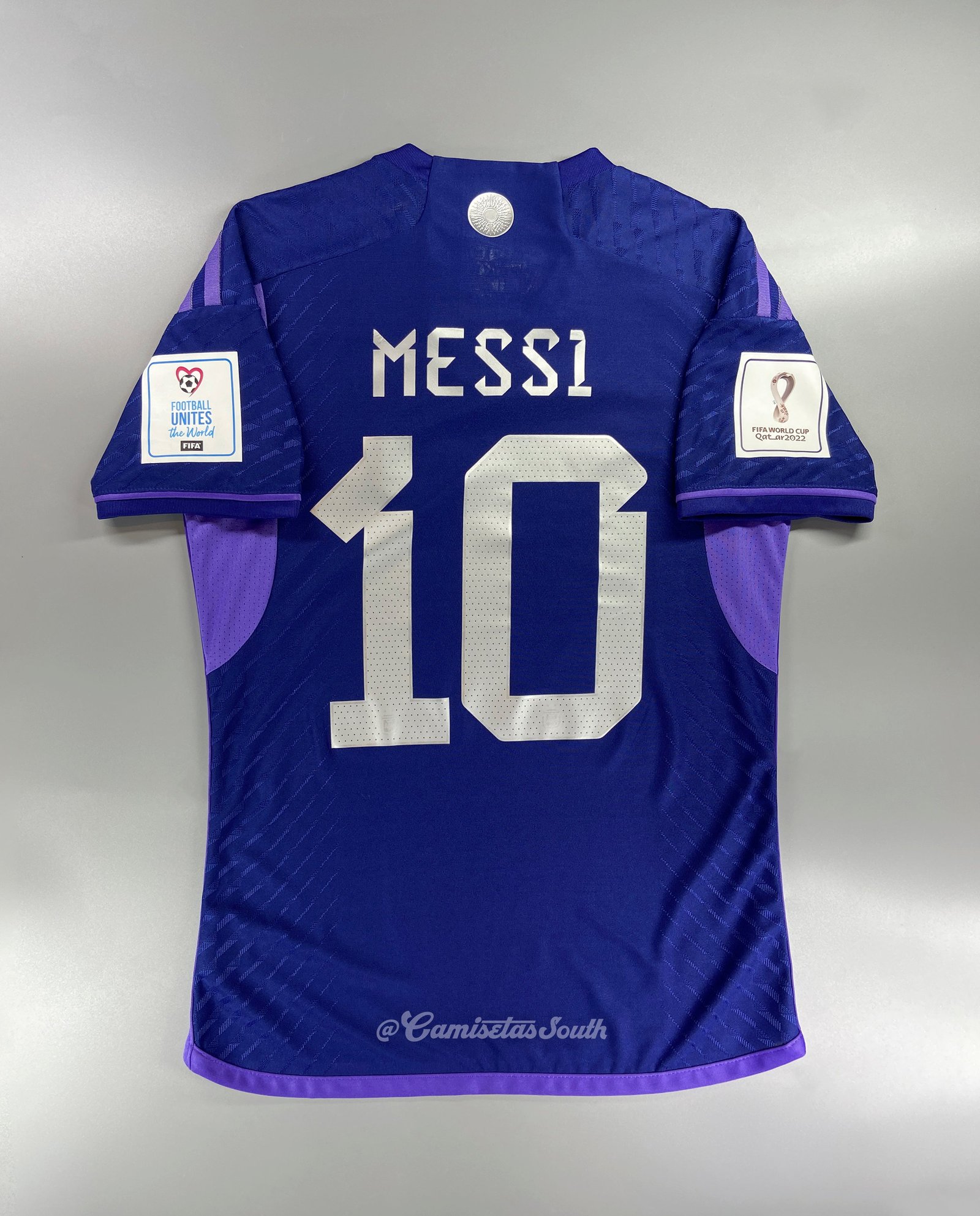 CAMISETA SEGUNDA EQUIPACIÓN ARGENTINA 2022 VERSIÓN JUGADOR - Imagen 9