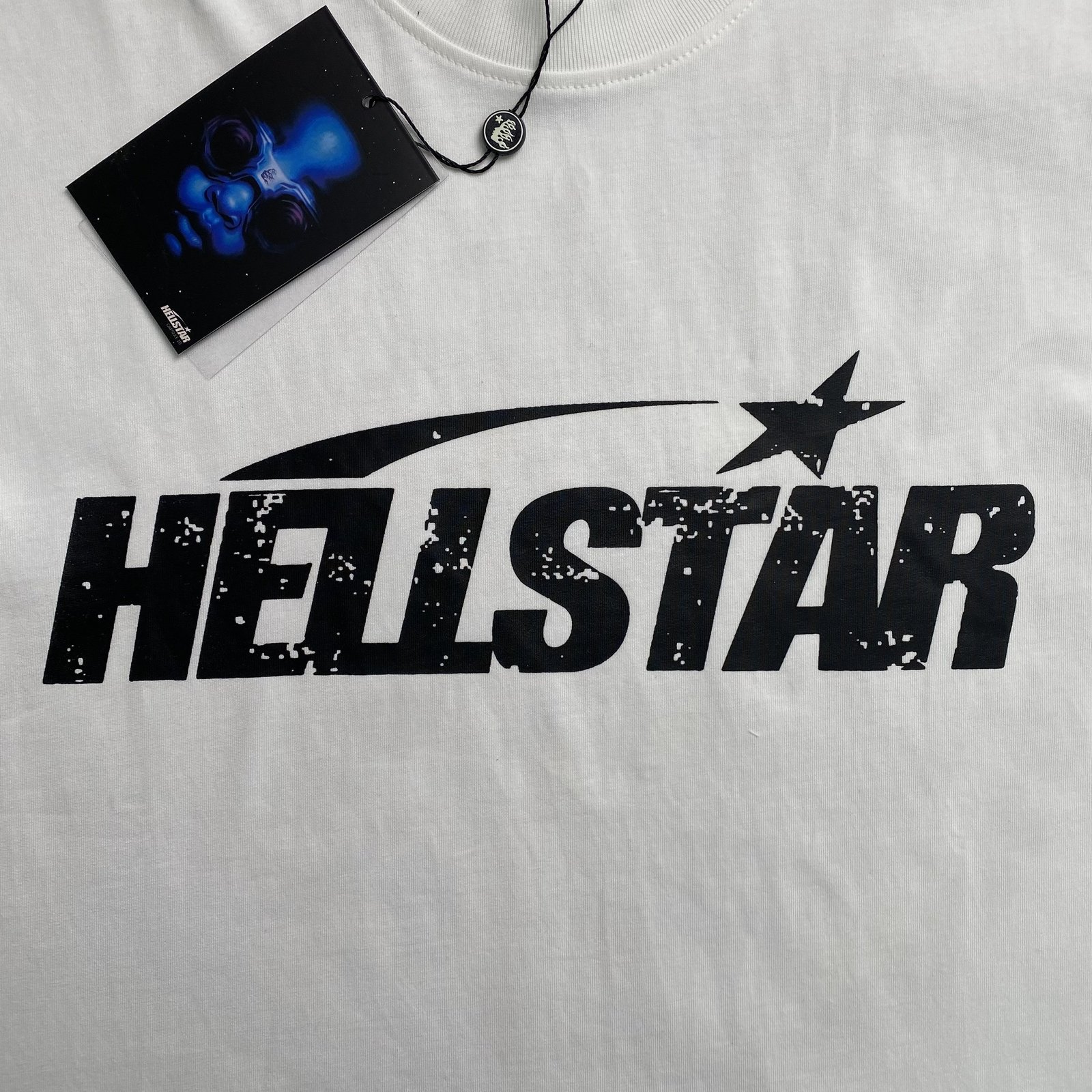 HELLSTAR CLASSIC LOGO GEL PRINT T-SHIRT - Imagen 6