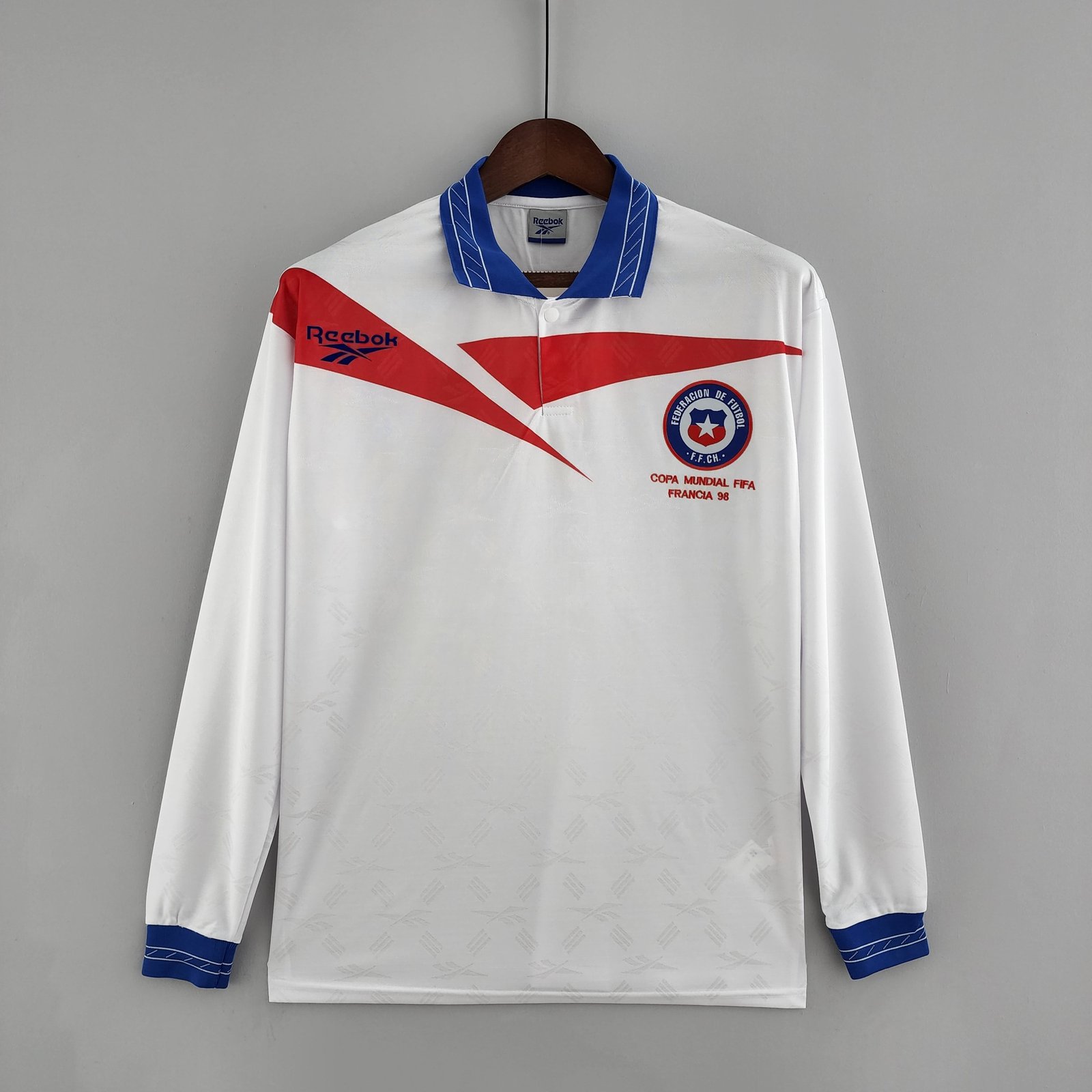 CAMISETA SEGUNDA EQUIPACIÓN CHILE 1998 - Imagen 9
